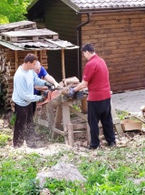 Terénne úpravy v okolí klubových priestorov